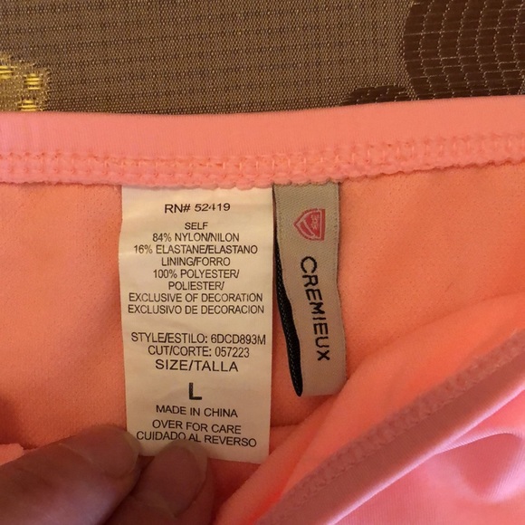 CREMIEUX 3 piece bikini pink/coral/peach M/L/XL 😍 - Picture 3 of 14